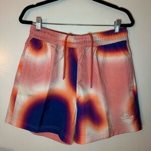 Adidas Multicolor Tie-Dye Shorts with Logo